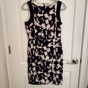 White and Black midi dress from H&M in EU 38